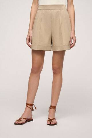 Affermo High-waist bermuda shorts