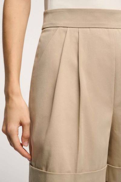 Affermo High-waist bermuda shorts