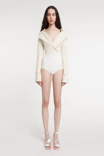 LOW CUT DECOLLETE BODYSUIT