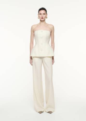 STRAPLESS TAILORING JUMPSUIT