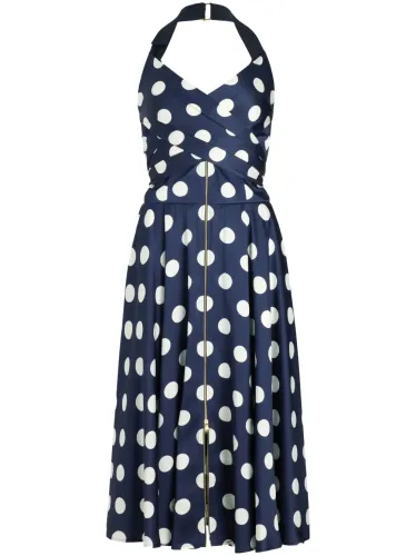 HALTERNECK VOLUME DRESS