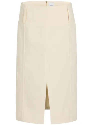 BELTED MIDI SKIRT