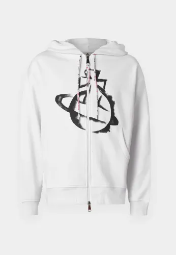 STENCIL ORB RUGGED ZIP HOODIE