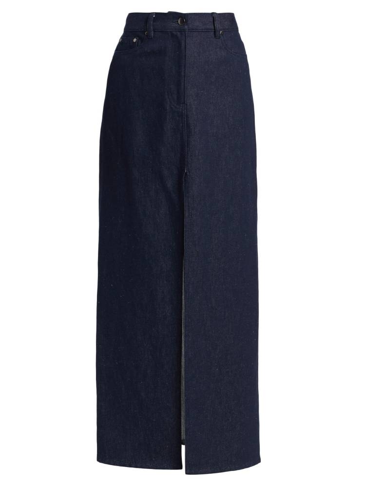 COTLINEN DENIM MAXI SKIRT