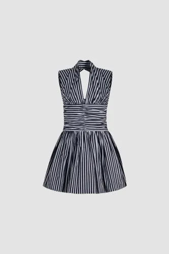 SLEEVELESS BLOOMER MINI DRESS