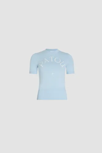 JACQUARD SHORT SLEEVES JUMPER