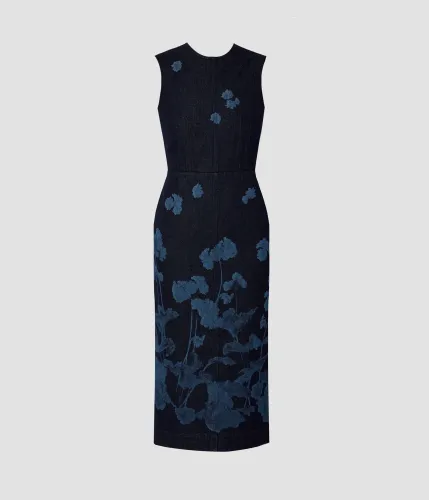 SLEEVELESS MIDI DRESS