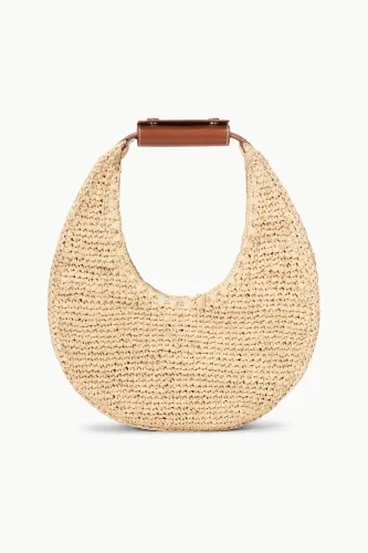 MOON RAFFIA TOTE BAG