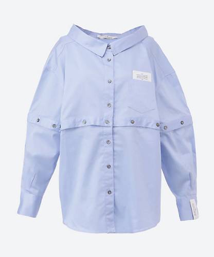 MULTI BUTTON BROKEN SHIRT