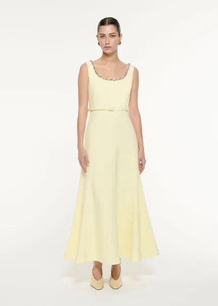 EMBELLISHED HEAVY CADY MAXI DRS