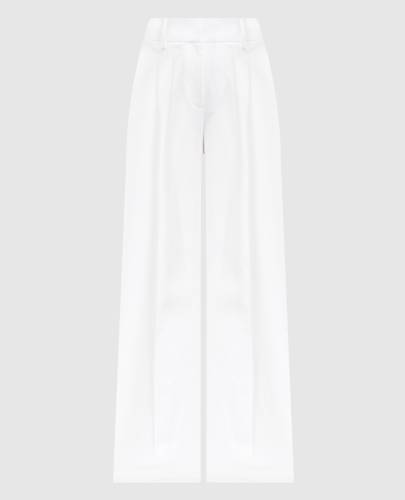 Linen Wide-Leg Trousers