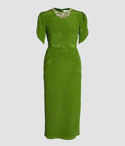 SHORT SLEEVE COCKTAIL DRESS
