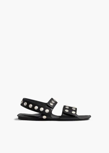 BODEN FLAT W/SILVER STUDS