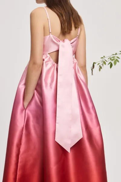 INEZ OMBRE MIDI DRESS