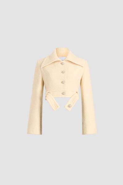BELTED SHORT JACKET