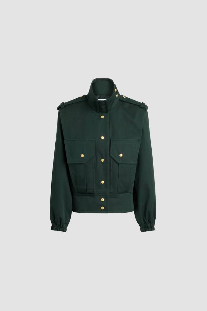 VOLUME BELTED BLOUSON