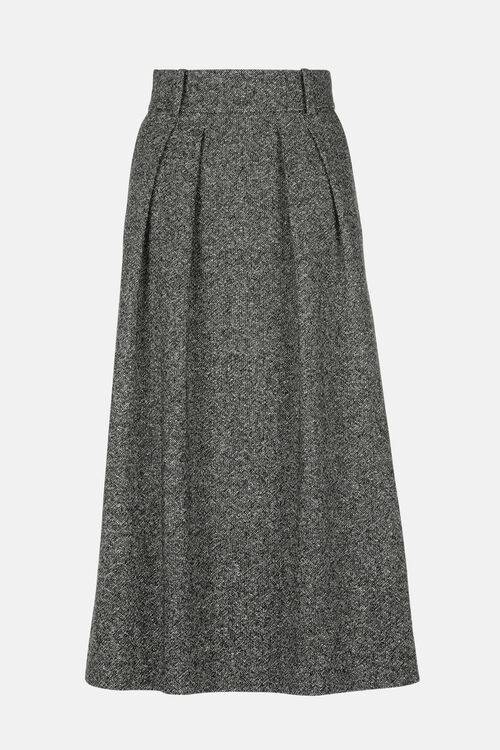 FALAR Mélange tweed skirt