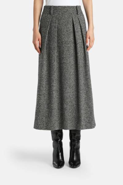 FALAR Mélange tweed skirt