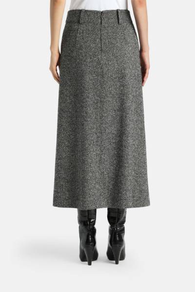 FALAR Mélange tweed skirt