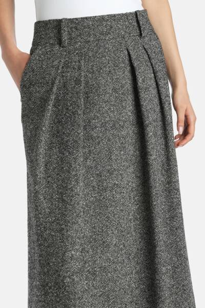 FALAR Mélange tweed skirt