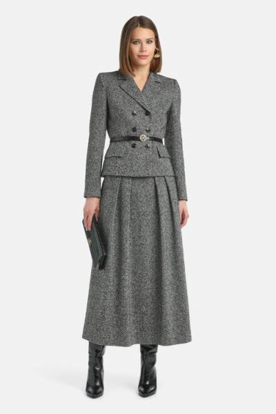 FALAR Mélange tweed skirt