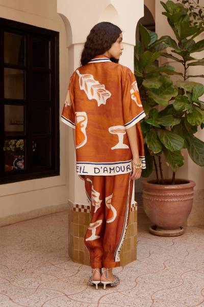 SOLEIL D'AMOUR SILK SHIRT