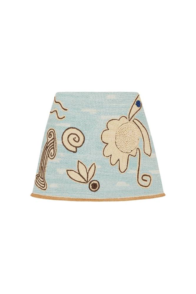 AZAR RAFFIA SKIRT
