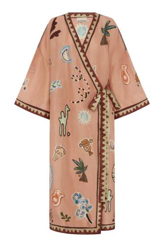 LAURENCE WRAP MIDI DRESS