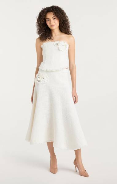 CRUNCHY FLOWER HENRIETTE SKIRT