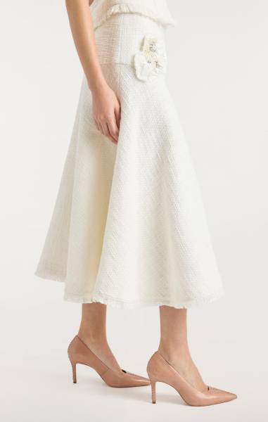 CRUNCHY FLOWER HENRIETTE SKIRT
