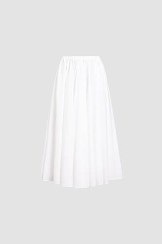 ELASTICATED MIDI SKIRT