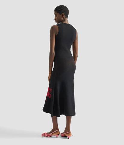 SLEEVELESS MIDI DRESS