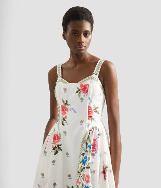 SLEEVELESS BUSTIER DRESS