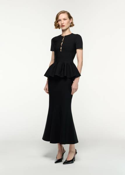 MERMAID KNIT MIDI SKIRT