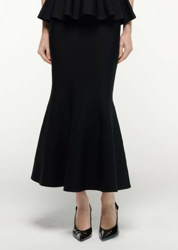 MERMAID KNIT MIDI SKIRT