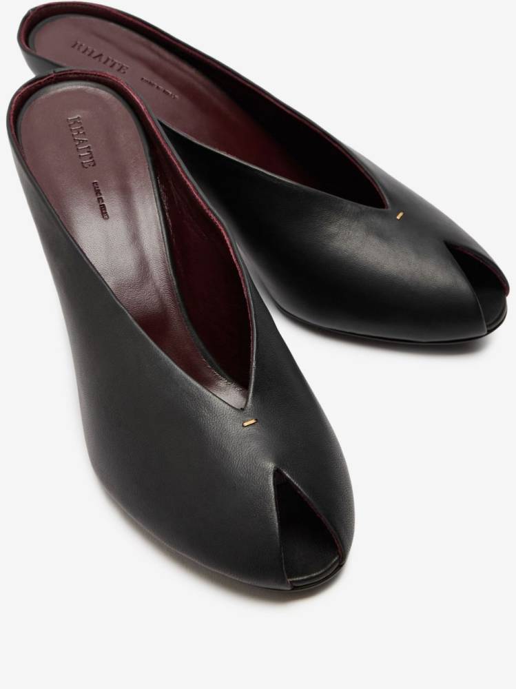 CLOAK PEEP TOE MULE