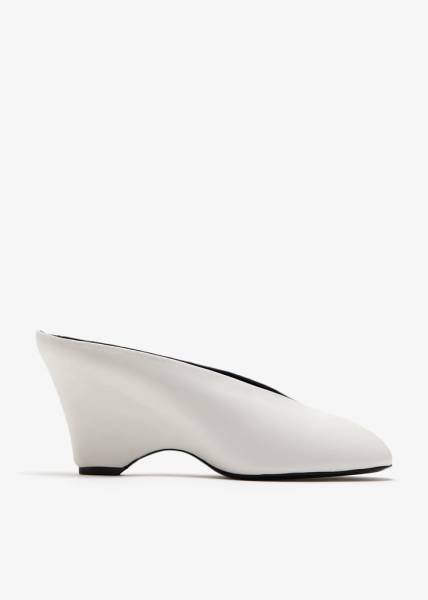 CLOAK PEEP TOE MULE