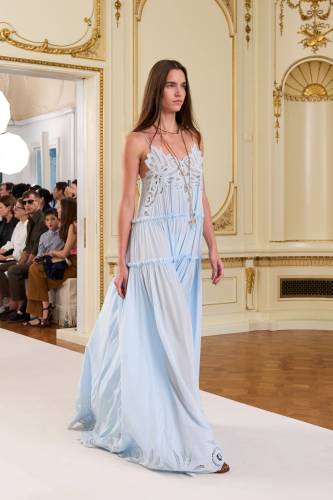 FILIPPA LACE APPLIQUE GOWN