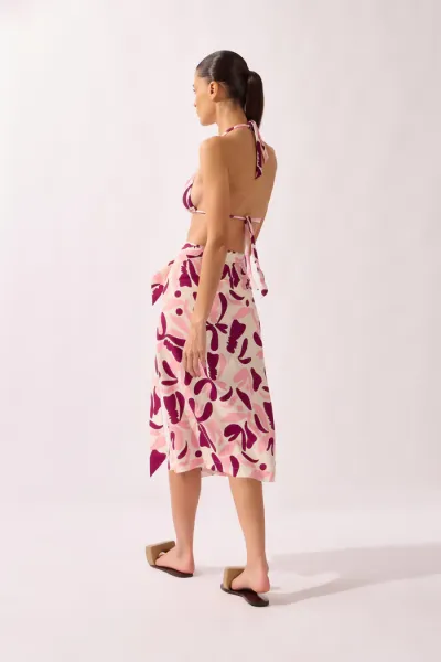 BOLD FLORAL WRAP PAREO