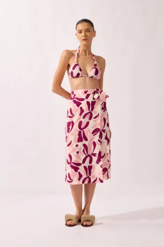 BOLD FLORAL WRAP PAREO