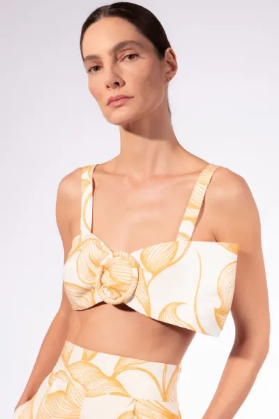 FOLIAGE BRALLETTE TOP