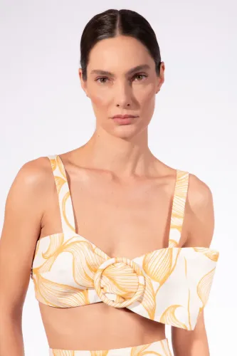 FOLIAGE BRALLETTE TOP