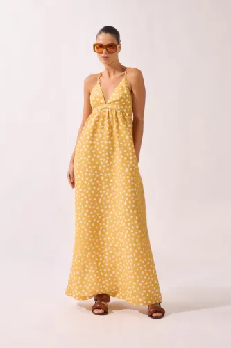 POLKA DOTS MAXI DRESS