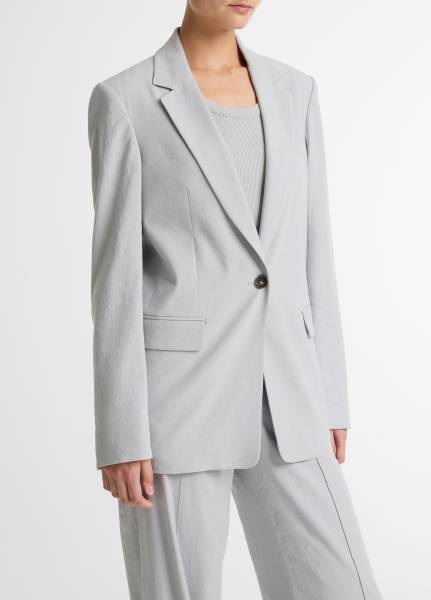 LINEN SINGLE BREASTED BLAZER