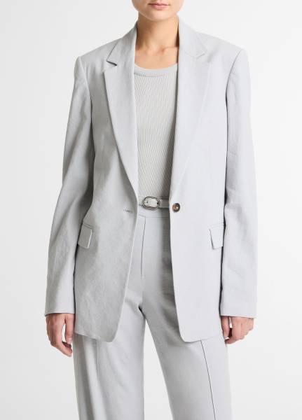 LINEN SINGLE BREASTED BLAZER