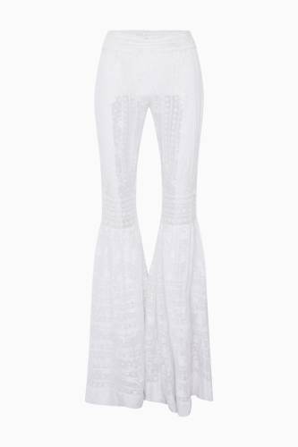 Telva Cotton Victorian Bell Bottom Pant