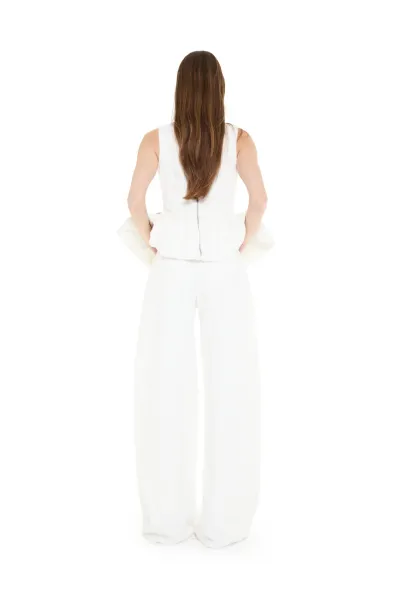 DRILL EMBELLISHED TROUSERS