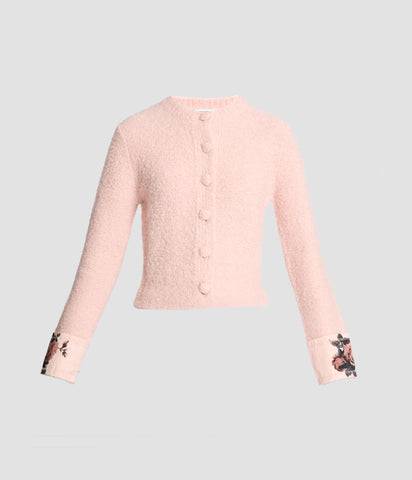 BOUCLE ALPACA CARDIGAN