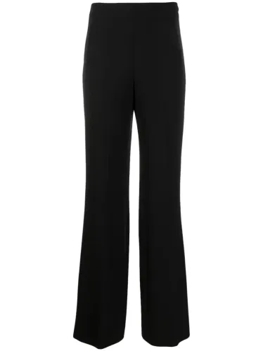 high-waisted flared pants